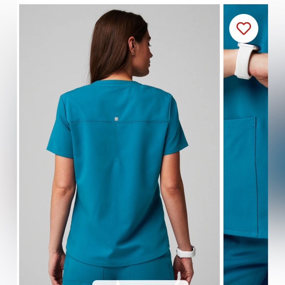 Fabletics Caribbean Blue Scrub Set - image 6